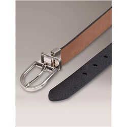 Reversible Round Buckle Belt