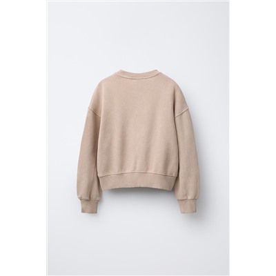 SUDADERA EFECTO LAVADO TEXTO
