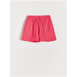 Shorts mit hohem Leinenanteil