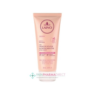 Laino Crème de Douche Nutritive Bien-Être Pétales de Rose BIO 200ml