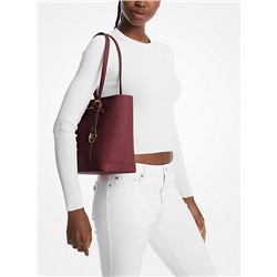 Jet Set Travel Small Saffiano Leather Top-Zip Tote Bag