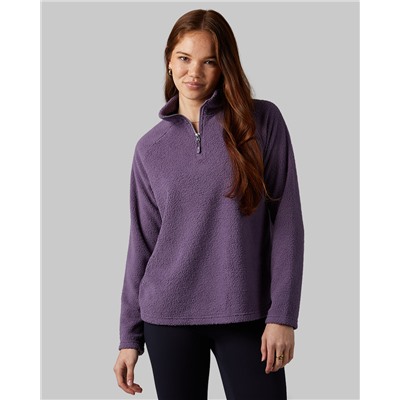 WOMEN'S SHORTHAIR SHERPA 1/4 ZIP TOP