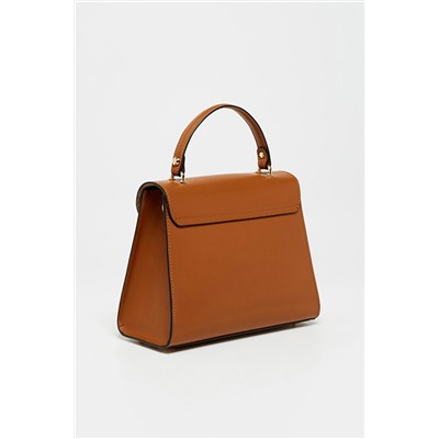Bolso de piel Blu Camel