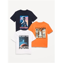 Short-Sleeve Graphic T-Shirt 3-Pack for Boys