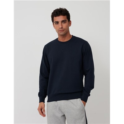 Sudadera Básica, Hombre, Azul Oscuro