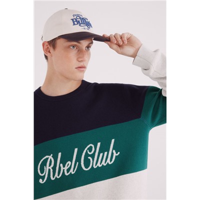 Jersey bloque color texto