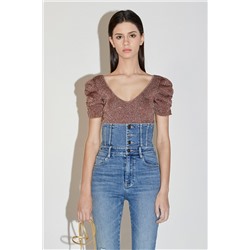 Camiseta Marrón jaspeado
