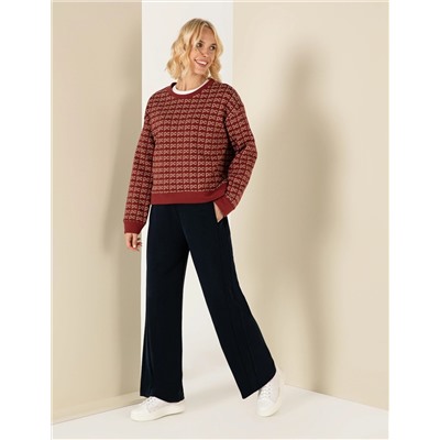 Bordo Crop Top Sweatshirt