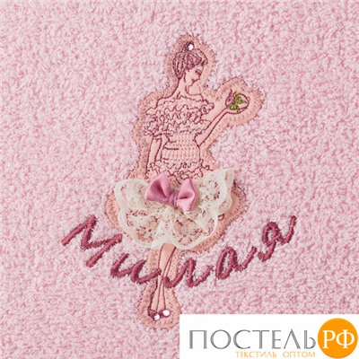 ПОЛОТЕНЦЕ 40*70 "МИЛАЯ", 380 Г/М2, М/Х, Х/Б 100% РОЗОВОЕ