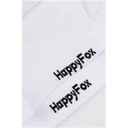 Прикольные носки с надписью Happyfox