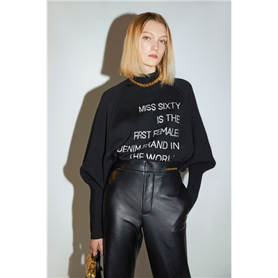 Jersey de lana Negro