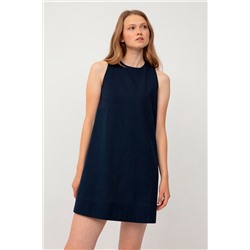 Vestido trapecio Azul marino