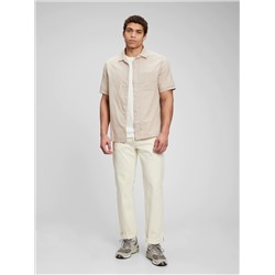 Linen-Cotton Vacay Shirt