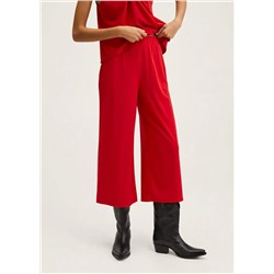 Pantalón culotte -  Mujer | MANGO OUTLET Melilla