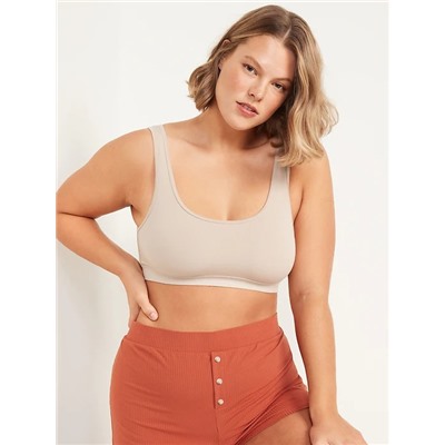 Supima® Cotton-Blend Bralette Top 2-Pack for Women