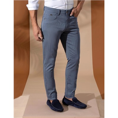 Açık Mavi Slim Fit 5 Cep Chino Pantolon