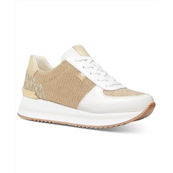MICHAEL Michael Kors Women's Monique Knit Trainer Lace-Up Sneakers