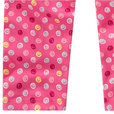 Mädchen Capri-Leggings mit bunten Pünktchen