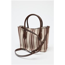 BOLSO CANVAS ESTAMPADO RAYAS