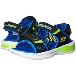 SKECHERS KIDS E-II Sandal Lights 90558L (Little Kid)