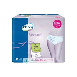 Tena Silhouette Normal Médium (T38-46) Paquet de 12