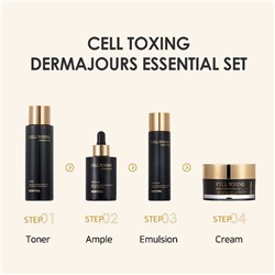 Cell Toxing Dermajours Essential Set, Набор омолаживающих средств со стволовыми клетками