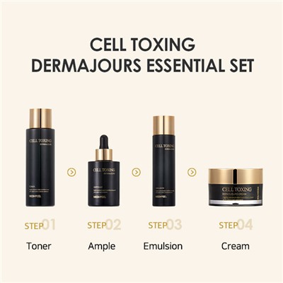 Cell Toxing Dermajours Essential Set, Набор омолаживающих средств со стволовыми клетками