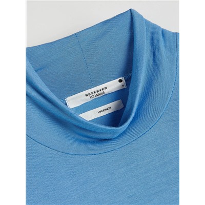 Rollkragenpullover aus Jersey