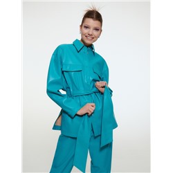 Hemdjacke aus Kunstleder