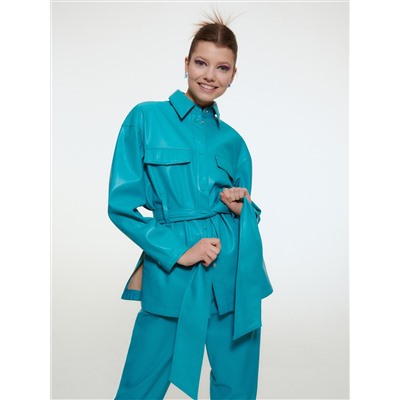 Hemdjacke aus Kunstleder