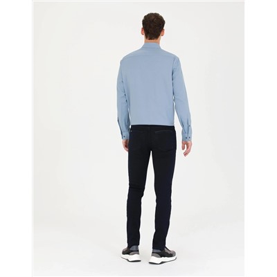 Koyu Lacivert Slim Fit Jean Pantolon