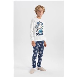 Defacto Erkek Çocuk Marvel Uzun Kollu Pijama Takımı A9612A823WN