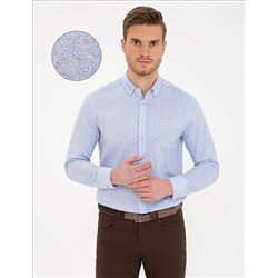 Mavi Regular Fit Uzun Kollu Gömlek