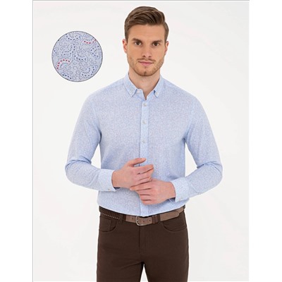 Mavi Regular Fit Uzun Kollu Gömlek