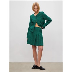 Юбка а-силуэта, S1044/malachite