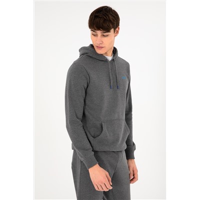 Erkek Antrasit Melanj Basic Sweatshirt