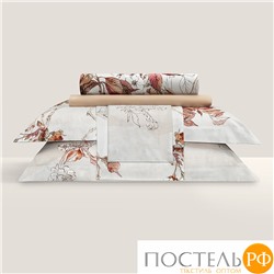 TOGAS МАРИНЕО серо-коричн К-т наволочек 70x70, 2пр, роял сатин