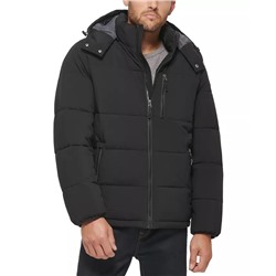 CLUB ROOM Men's Stretch Hooded Puffer Jacket, Created for Macy's
