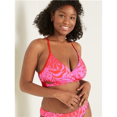 PINK GYM TO SWIM BODYWRAP TOP