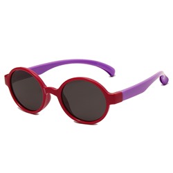 IQ10027 - Детские солнцезащитные очки ICONIQ Kids S5006 С8 пурпурный-сиреневый
