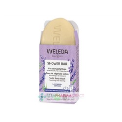 Weleda Shower Bar Douche Végétale Solide Lavender & Vétivier Bio 75g