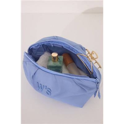 Neceser grande nube nylon azul
