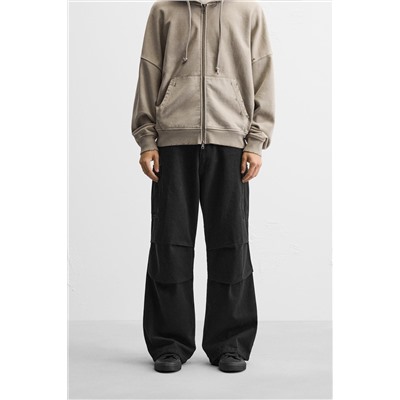 PANTALÓN DENIM CARGO BAGGY FIT