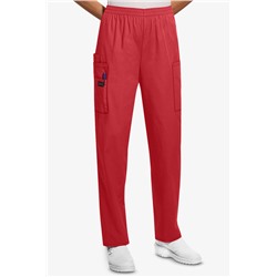 Cherokee Workwear Women's 4-Pocket Elastic Waist Utility Scrub Pants