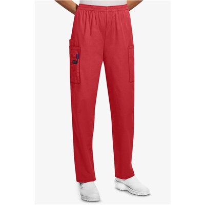 Cherokee Workwear Women's 4-Pocket Elastic Waist Utility Scrub Pants