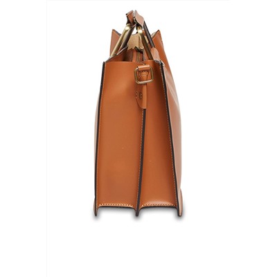 Bolso de piel Gari Camel