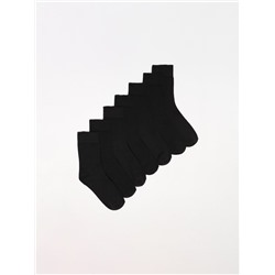 PACK OF 7 PAIRS OF BASIC LONG SOCKS