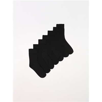 PACK OF 7 PAIRS OF BASIC LONG SOCKS