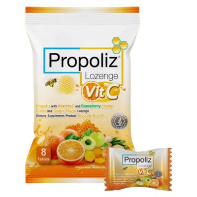 Propoliz Lozenge VitC 8 Tablets