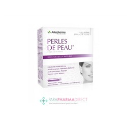 Arkopharma Perles de Peau Booster d'Éclat Anti-Age Saveur Pêche/Citron 10 Flaconnettes de 25ml